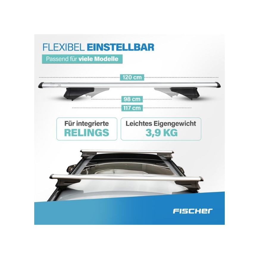 Fischer CrossLine 1.2 m avointen kaiteiden palkit – 2