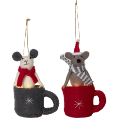 Star Trading Mille hiirikuusenkoristeed, 2 tk