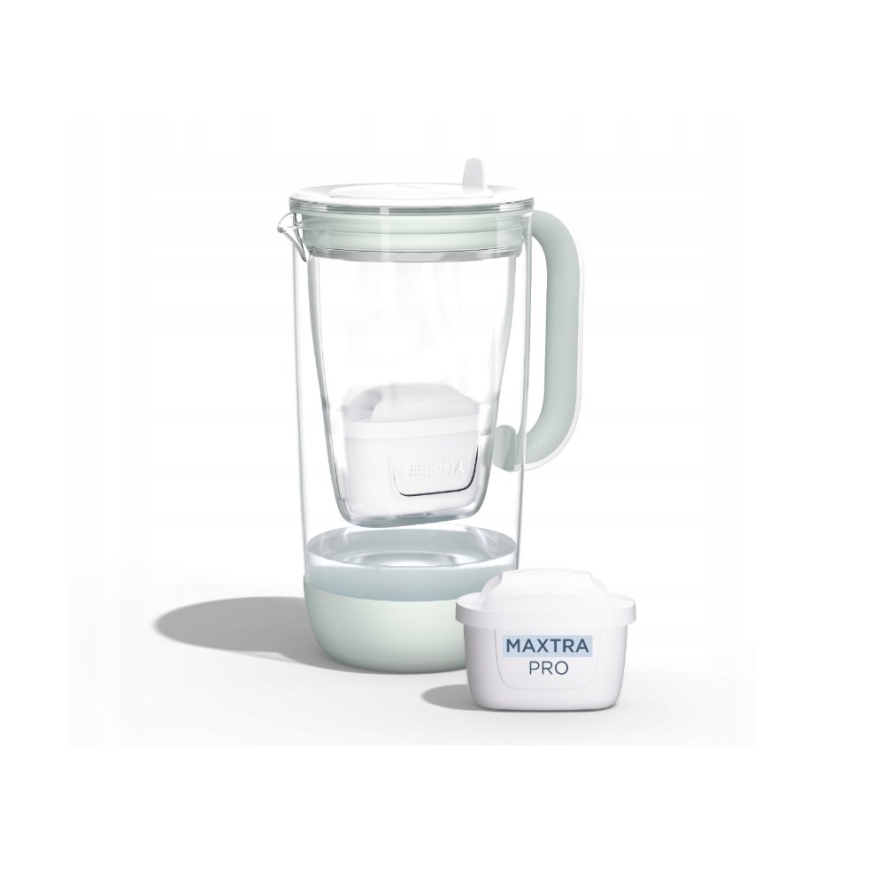Brita Glass+1MaxtraProPP 2,5 litran suodatinkanne | minttu