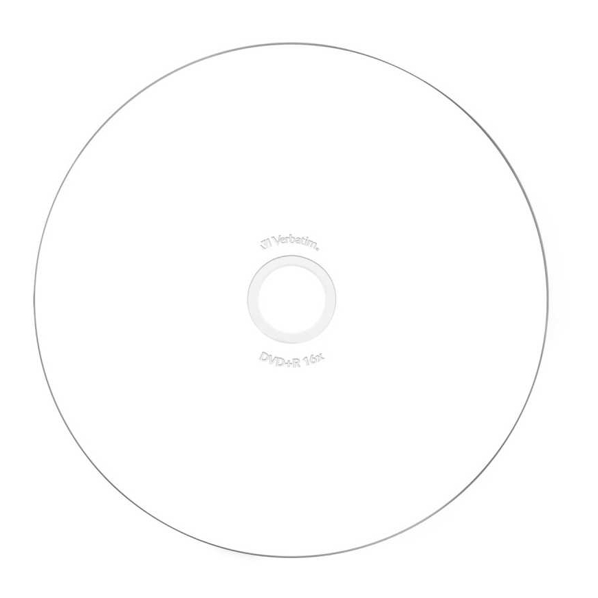 Verbatim Iespiestais DVD+R 4.7GB pērlējumā 10 iepakojumā – 2