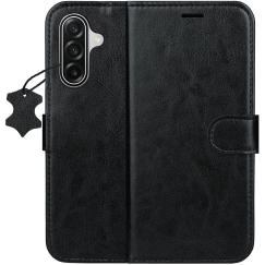 Dėklas TFO Smart Luxe leather case for Samsung Galaxy S25 FE / S26 FE juodas