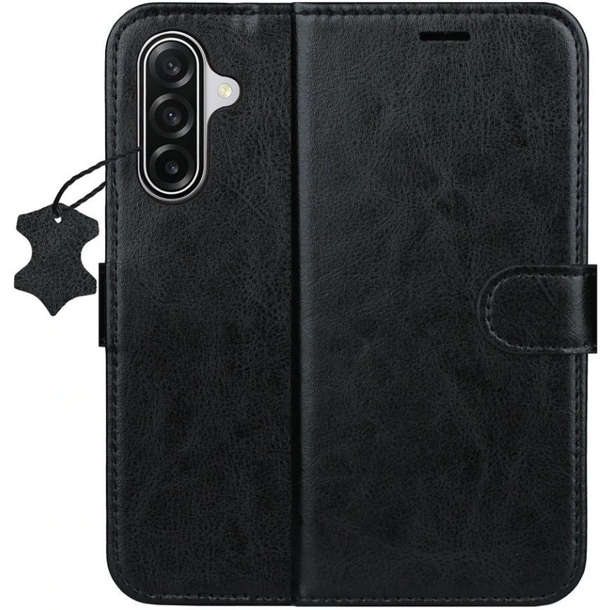 TFO Smart Luxe nahast ümbris Samsung Galaxy S25 FE / S26 FE must