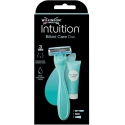 Wilkinson Sword "Wilkinson Intuition Bikini Care Duo" skuveklis ar 3 asmeņiem un nomierinošu pēcskūšanās balzamu, 40 ml Wilkinson Sword "Wilkinson Intuition Bikini Care Duo" skuveklis ar 3 asmeņiem un nomierinošu pēcskūšanās balzamu, 40 ml