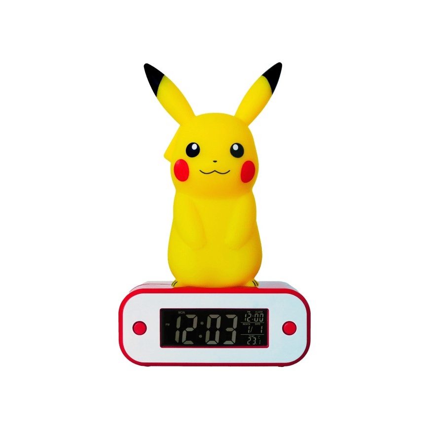 TEKNOFUN 811359 alarm clock Digital alarm clock Red, White, Yellow