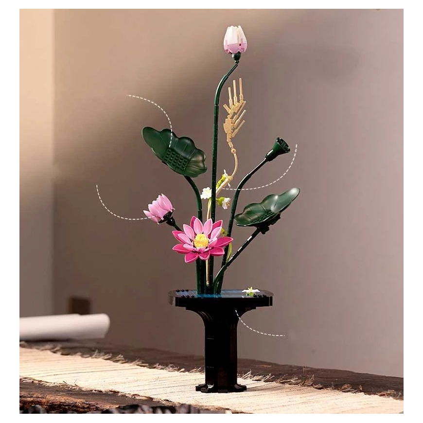 CaDA statybiniai kaladėlės Gėlės Gėlių menas Vasaros daina 61,6 cm C59024W 755 dienos – 2