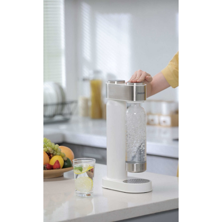 Philips ADD4902WH/10 hiilihapotuslaite Muovi Valkoinen – 3