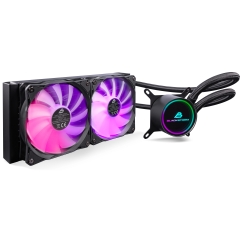 Blackstorm Luna Pro 240 mm ARGB aušinimo sistema, juoda