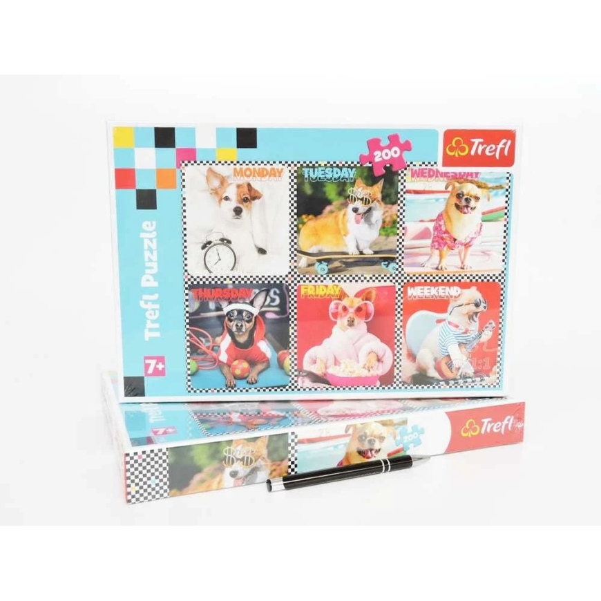 Trefl Puzzle 200 pcs - Happy Dogs – 4