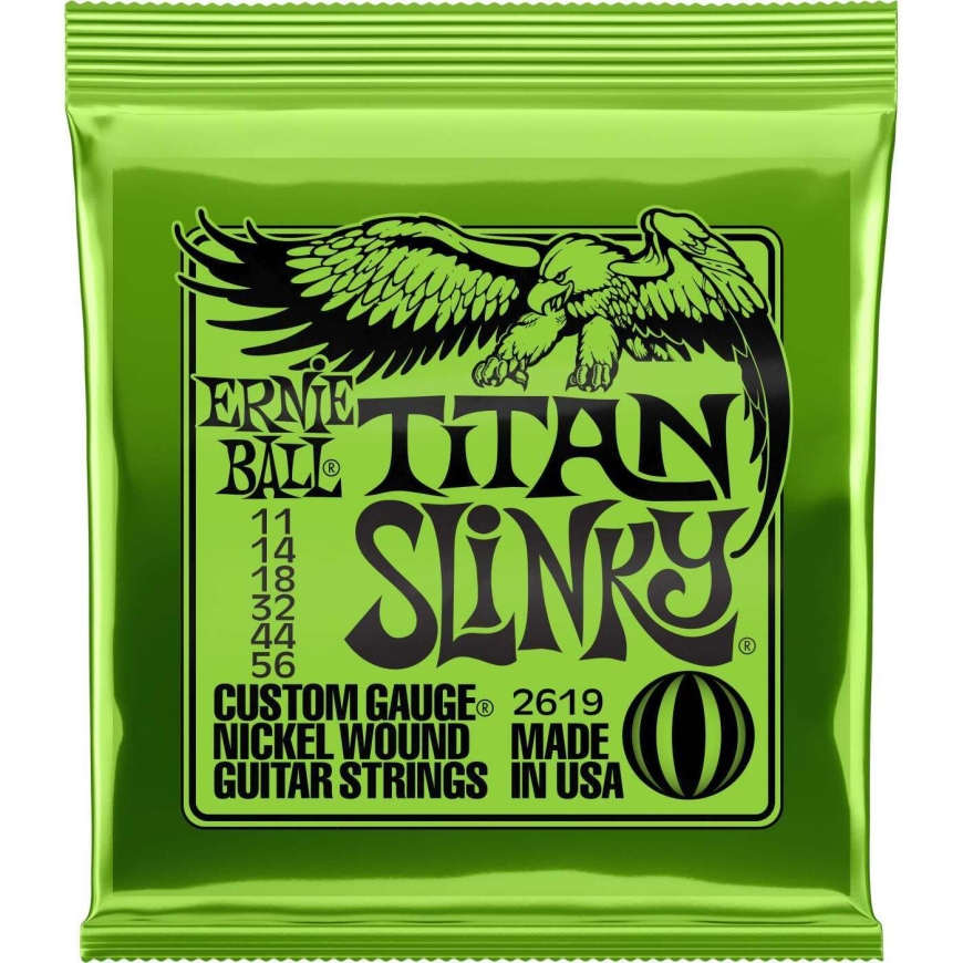 Ernie Ball Titan Slinky Nickel 2619 electric guitar strings