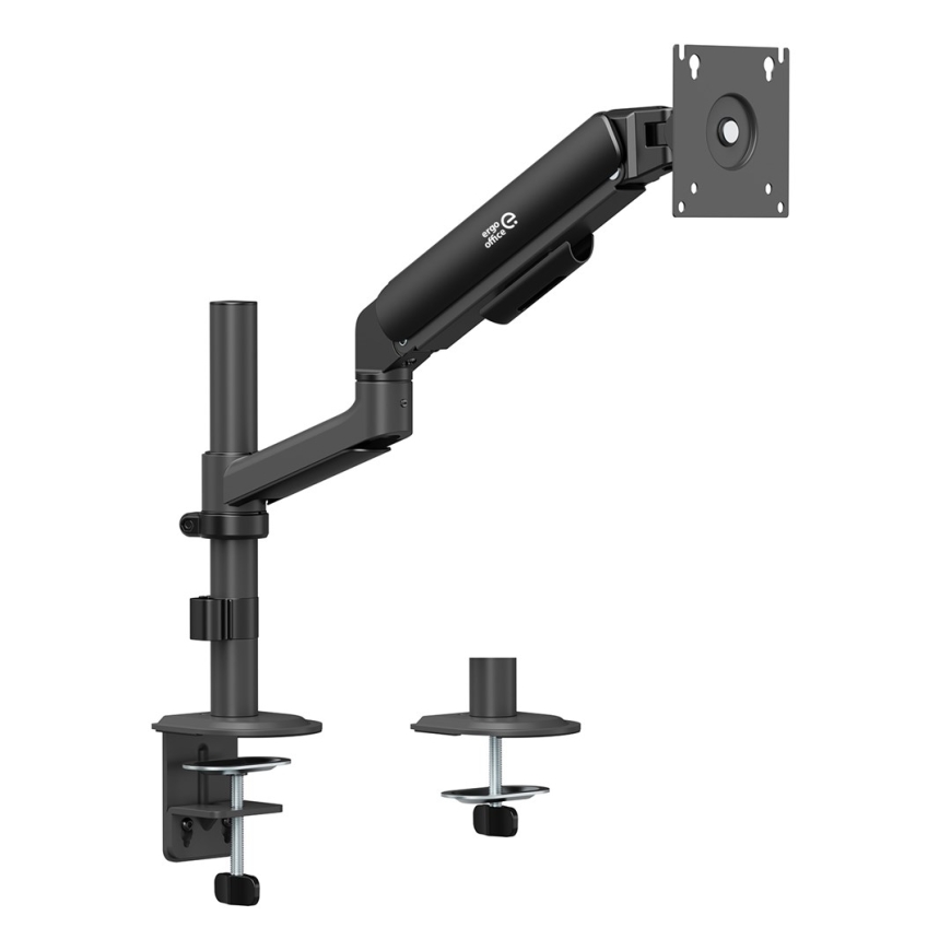 Кронштейн для монитора Ergo Office, газовый пружинный механизм, 17"-32", 1-10 кг, матовый черный, макс. VESA 100x100, ER-691 B – 3
