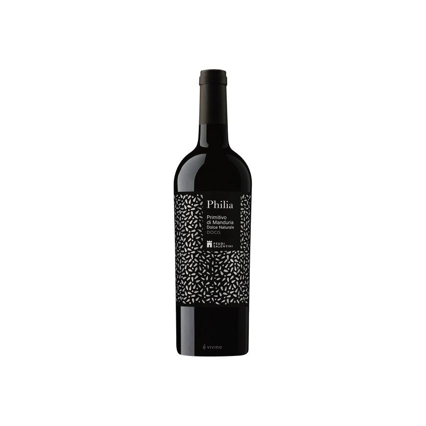 Philippe Bouchard Vynas Philia Primitivo di Manduria Dolce Naturale DOCG, makea, punainen, 19%, 0.75l