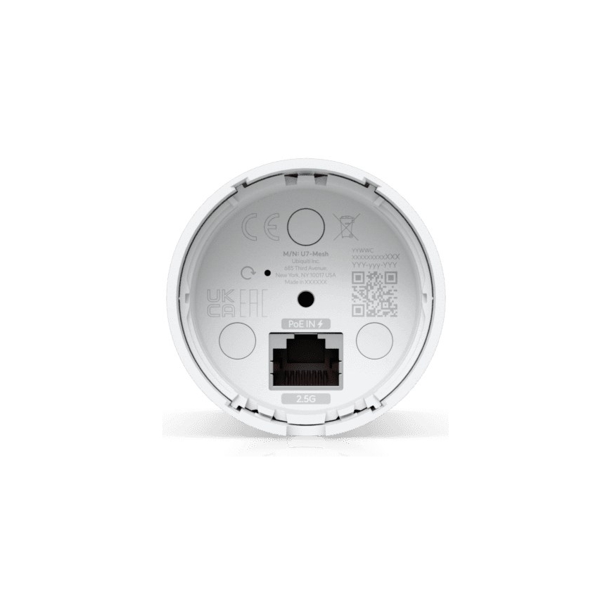Ubiquiti U7 Mesh 5000 Mbit/s Baltas Power over Ethernet (PoE) – 4