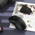 "Ajazz AJ159P MC 3311" wireless mouse with black docking station "Ajazz AJ159P MC 3311" wireless mouse with black docking station