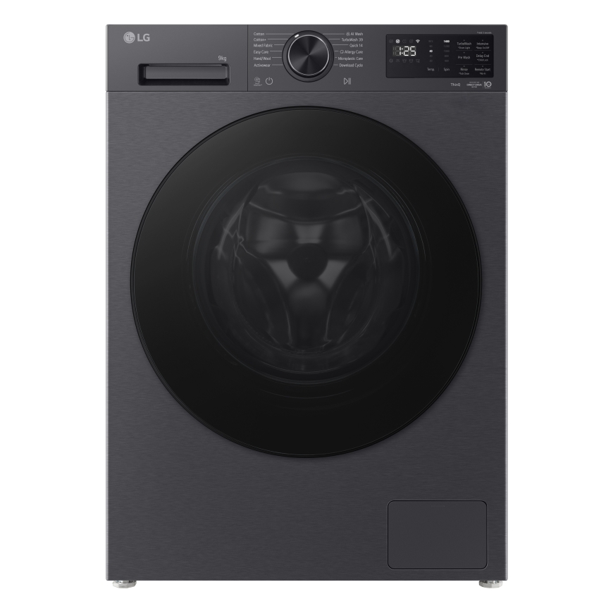 Стиральная машина LG F4X5009TBB, черная