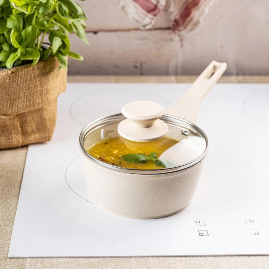 16 cm Cream Colored Marble Pot with Lid, Klausberg kb-7987 – 3