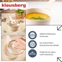 16 cm Cream Colored Marble Pot with Lid, Klausberg kb-7987 16 cm Cream Colored Marble Pot with Lid, Klausberg kb-7987
