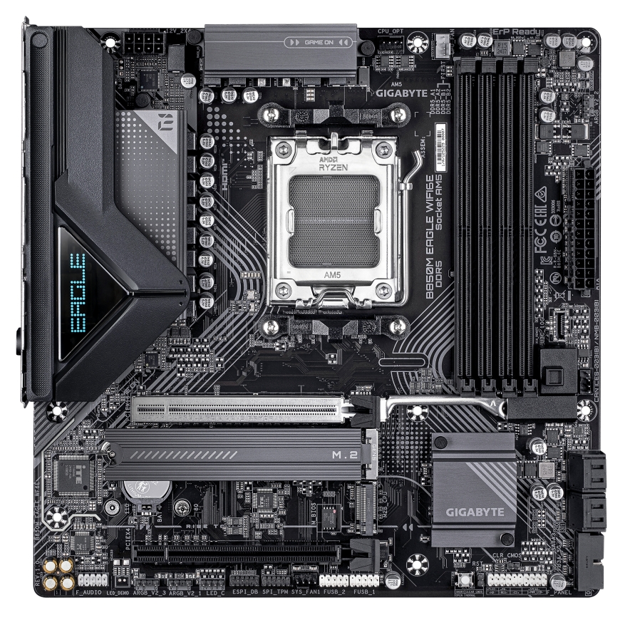 GIGABYTE B850M EAGLE WIFI6E AMD B850 Protsessoripesa AM5 Mikro ATX – 2