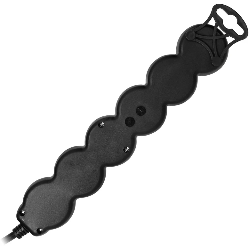 Orno Удлинитель на 5 контактов 2P+Z с выключателем, 3м H05VV-F 3x1.5mm2, Imax 16A, Плоская вилка, Черный – 5
