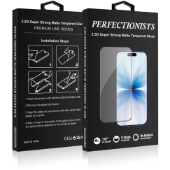 LCD защитное стекло Perfectionists 2.5D Super Strong Matte Tempered Glass Apple iPhone 14 Pro Max черный