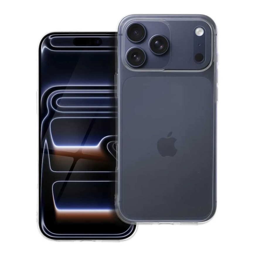 Riff 2mm Clear back case for iPhone 17 Pro with camera protection