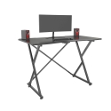 Techly Gaming Desk for PC with Angular Ergonomic Edge Black Techly Gaming Desk for PC with Angular Ergonomic Edge Black