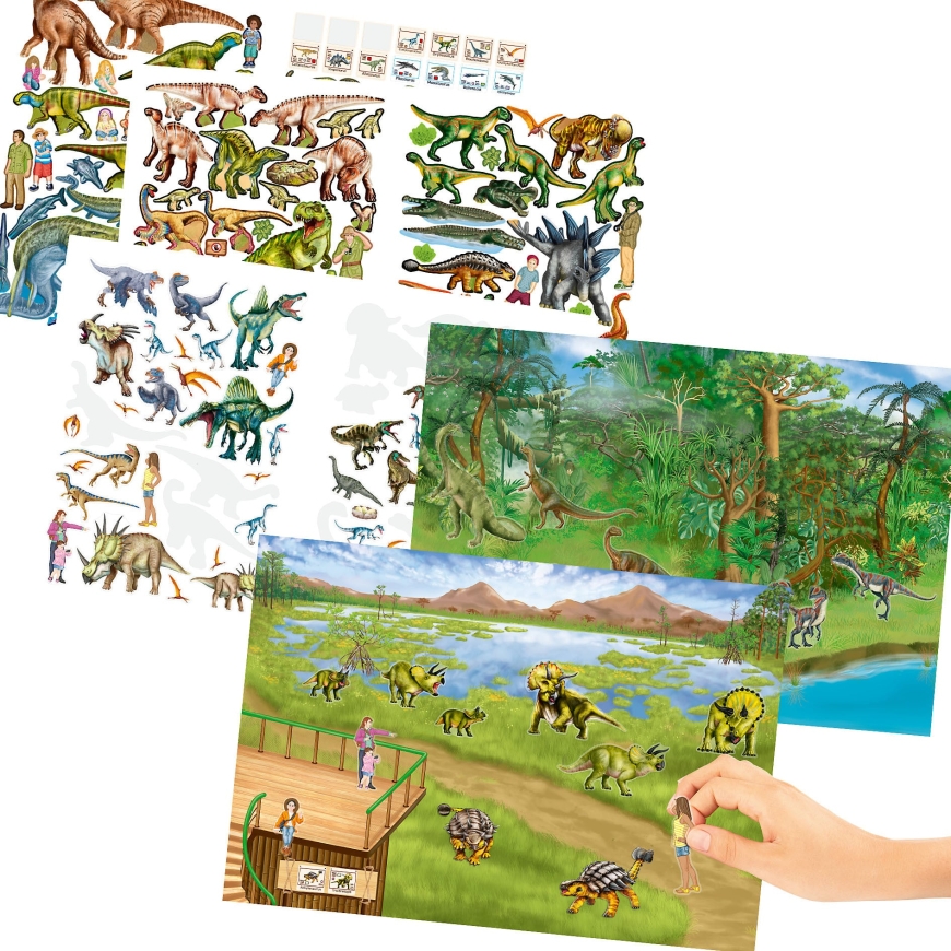 Dino Pasaule Zoo krāsojamā grāmata – 3
