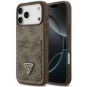 Dėklas Guess 4G Double Card Triangle do iPhone 18 Pro Max / 17 Pro Max ruda Dėklas Guess 4G Double Card Triangle do iPhone 18 Pro Max / 17 Pro Max ruda