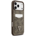 Guess 4G Double Card Triangle -kotelo iPhone 18 Pro Max / 17 Pro Max ruskea Guess 4G Double Card Triangle -kotelo iPhone 18 Pro Max / 17 Pro Max ruskea