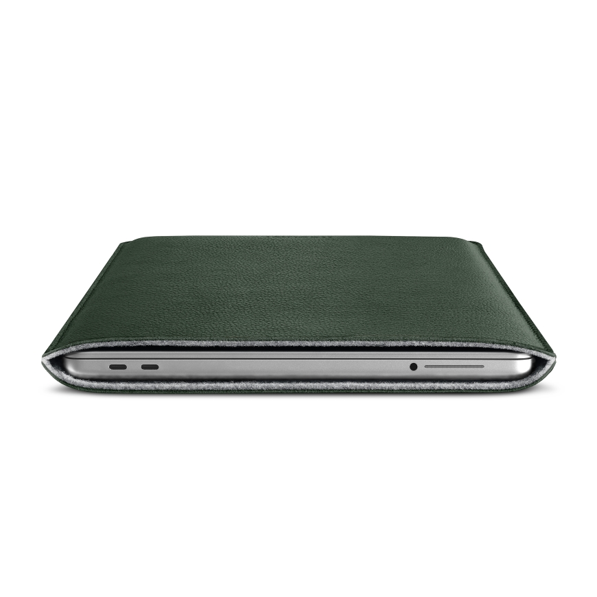 Woolnut odinis dėklas MacBook Neo, žalias – 5