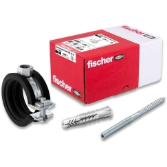 Fischer FISCHER caurules klipu komplekts FGRS 20-24 ar dūriem (10 gab.)