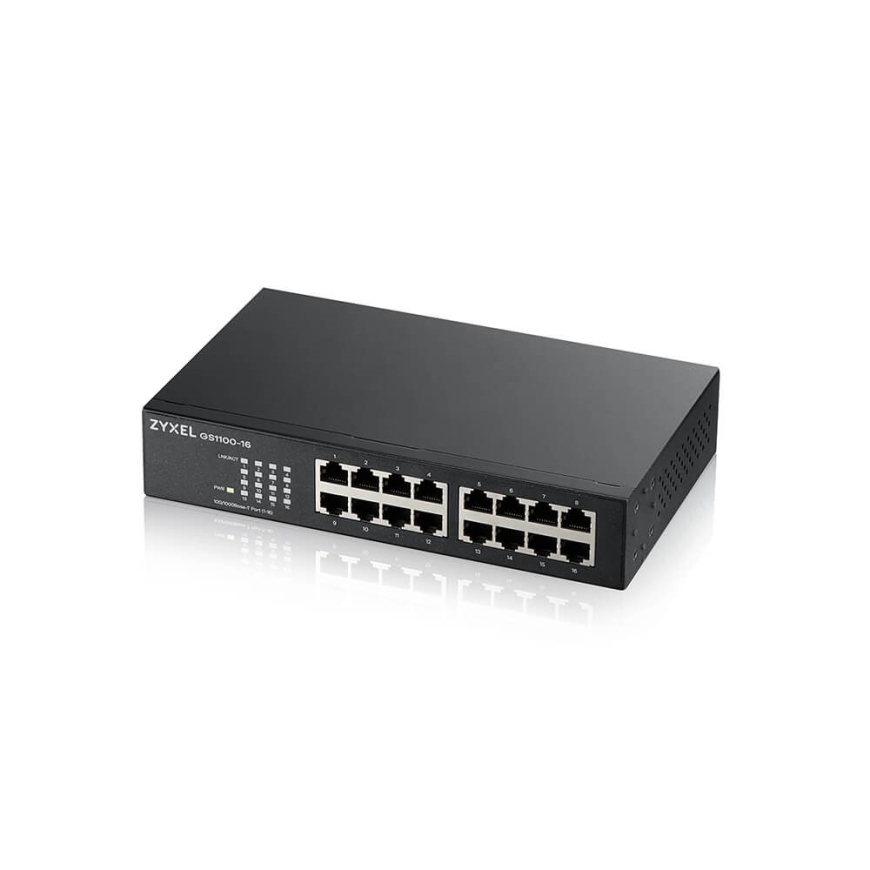 Zyxel GS1100-16 16-портовый нен управляемый гигабитный коммутатор (GS1100-16-EU0104F) – 3