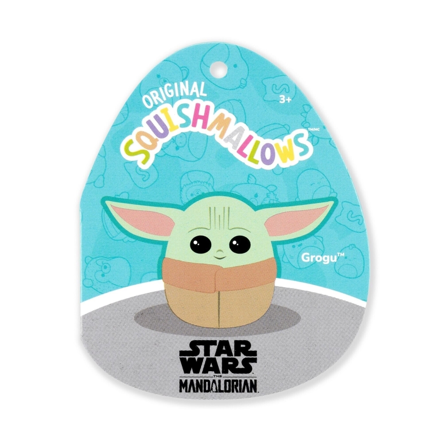 Squishmallows Star Wars Mandalorian and Grogu plush set, 30 cm and 9 cm – 3
