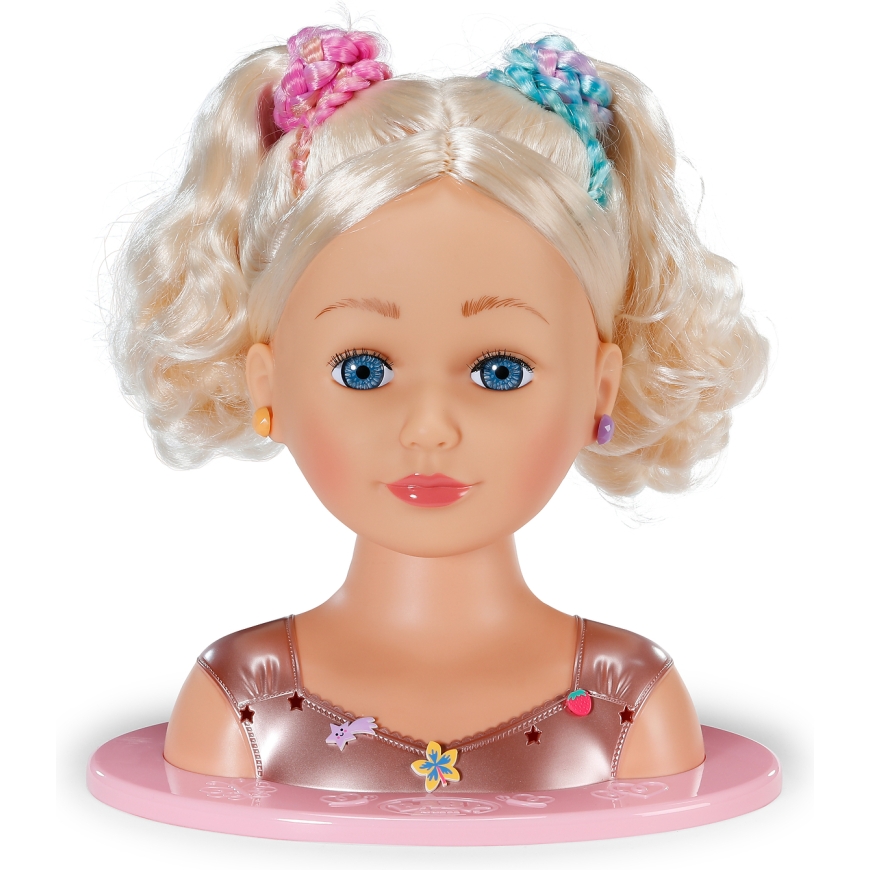 BABY born doll styling head with hair accessories – 4