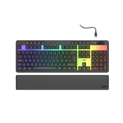 Hama 00217830 klaviatūra Žaidimams USB QWERTZ Vokiečių Juoda