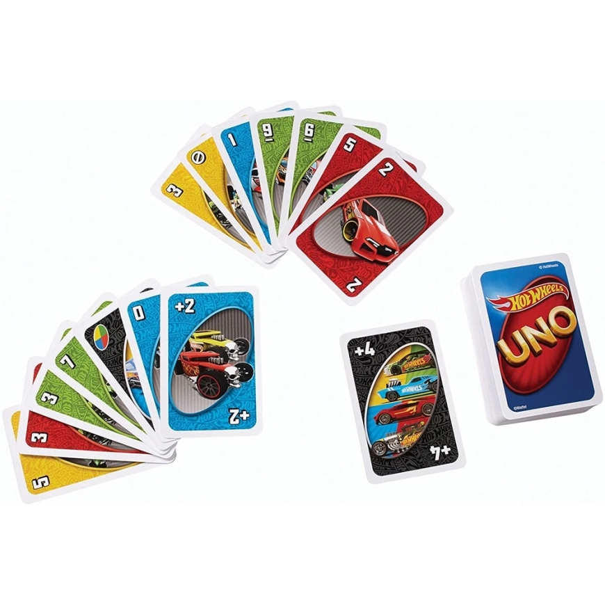 UNO Hot Wheels Speciālizēta kāršu spēle – 5