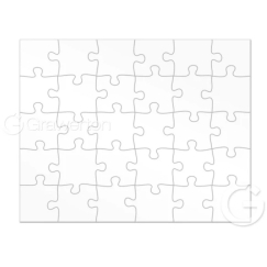 Пазл - ARGO Пазлы для сублимации 190x240 мм 30 элементов (5 шт) белый