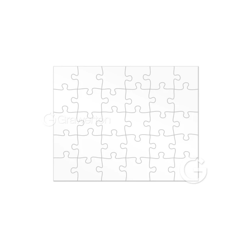 Puzzle - ARGO Puzzle for Sublimation 190x240 mm 30 Pieces (5 pcs) White