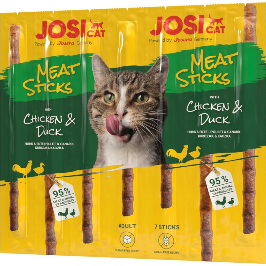JOSICAT Josera JosiCat gaļas nūjiņas ar vistu un pīli 35 g N1