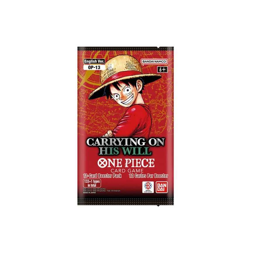 Bandai Tcg One Piece Card Game Booster - Turpinot viņa gribu OP-13