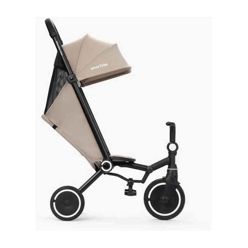 Smartrike Työntöpyörä vaunutoiminnolla - Wonder MAX - kiviharmaa / hiekanvärinen