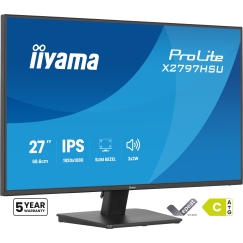 iiyama ProLite X2797HSU-B1 tietokoneen litteä näyttö 68,6 cm (27") 1920 x 1080 pikseliä Full HD LED 