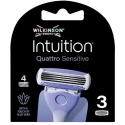 Wilkinson Sword Wilkinson Intuition Quattro Sensitive habemepea, 4 tera, 3 tk. Wilkinson Sword Wilkinson Intuition Quattro Sensitive habemepea, 4 tera, 3 tk.