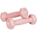 HEX ketaus vinilo hantelių rinkinys 7kg su stovu (2x0.5kg + 2x1 kg + 2x2 kg), REBEL ACTIVE HEX ketaus vinilo hantelių rinkinys 7kg su stovu (2x0.5kg + 2x1 kg + 2x2 kg), REBEL ACTIVE