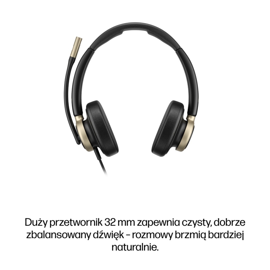 HP Poly Mission 825 Stereo USB vadu austiņas – 4
