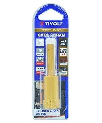 Diamond drill for tiles and marble TIVOLY, with paraffin, "Heavy duty", Hex shank (Ø) 10 mm – 6