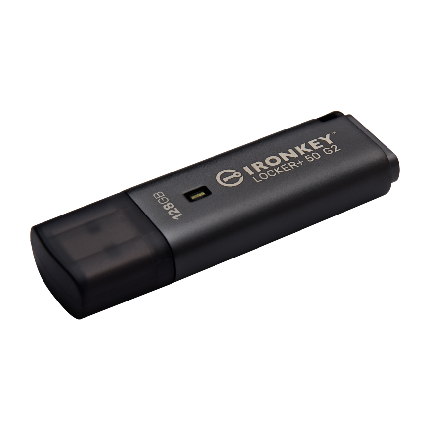 Kingston Technology IronKey Locker+ 50 G2 USB atmintukas 128 GB USB A tipo 3.2 Gen 1 (3.1 Gen 1) Juo – 3