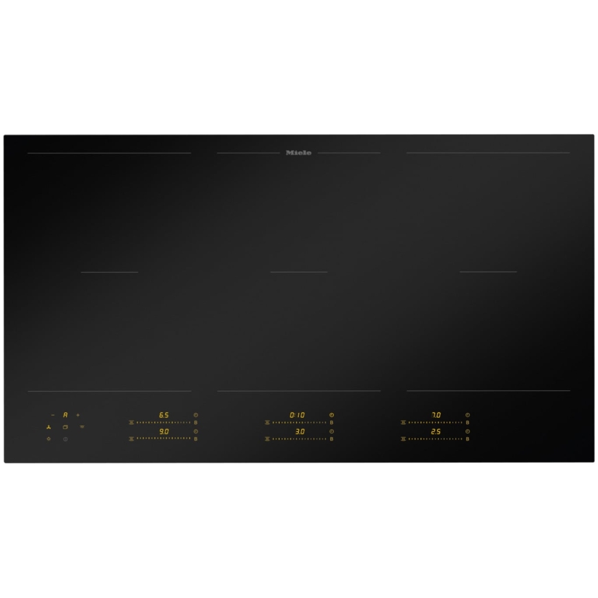 Miele KM 8595-2 FL, matte black induction cooktop, 90 cm