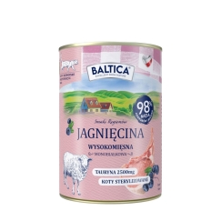 BALTICA Regionų Skoniai Avienos Mono - šlapias kačių maistas - 400g