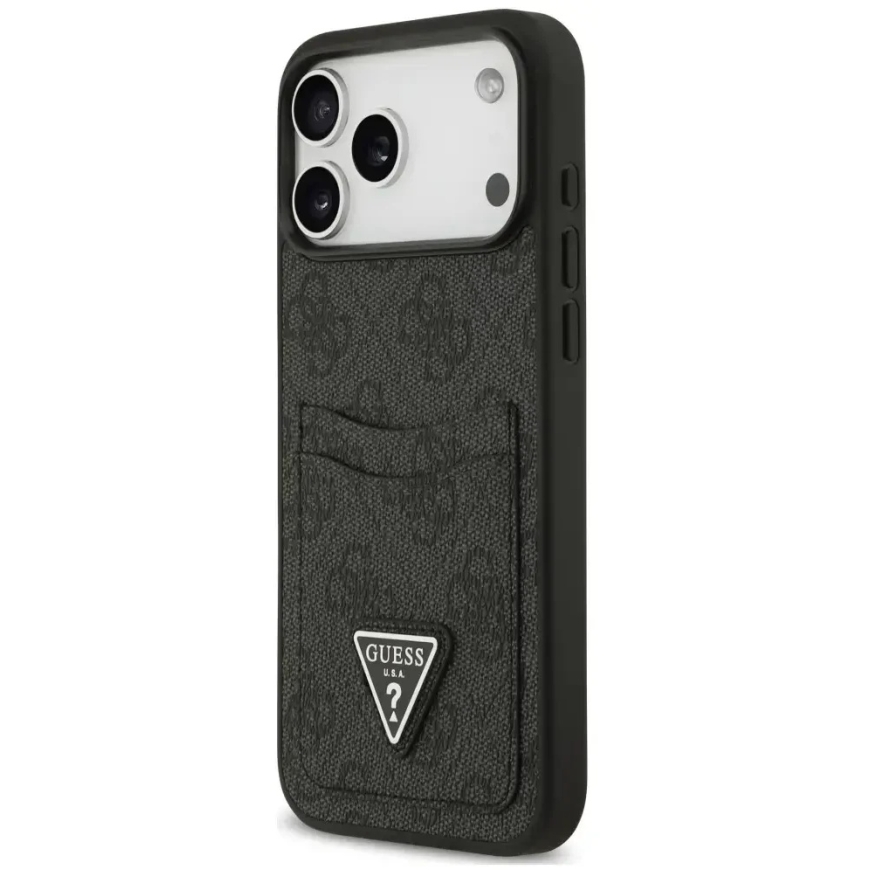 Guess 4G Double Card Triange Case for iPhone 18 Pro Max / 17 Pro Max black – 2