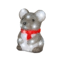 Lumineo LED acrylic mouse with lights, for indoor and outdoor use